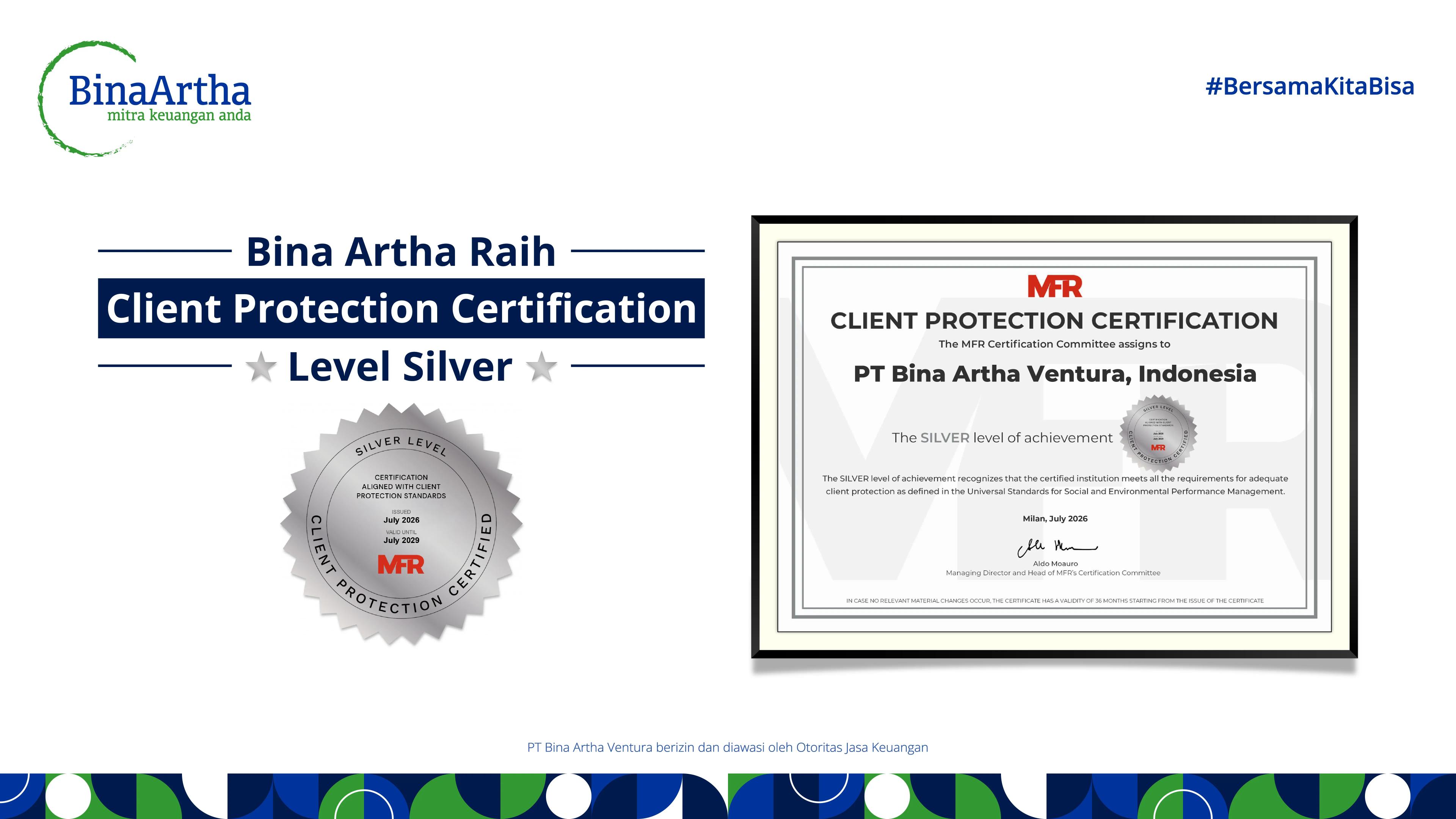 Bina Artha Raih Client Protection Certification – Level Silver-Thumbnail